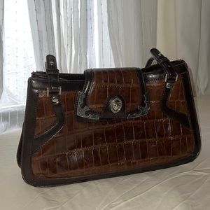 Thrifted shoulder bag. Signs of wear